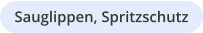 Sauglippen, Spritzschutz